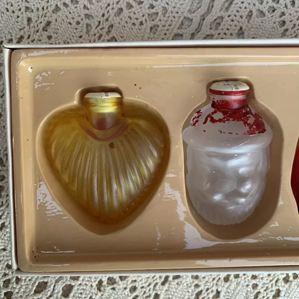 Vintage Old World Christmas Glass String Light Covers 1970s